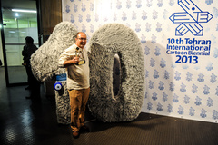 اختتامیه دهمین دو سالانه کاریکاتور تهران